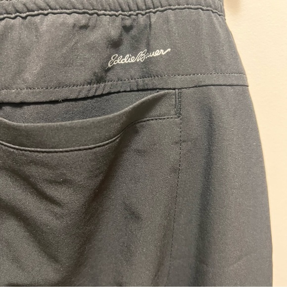Eddie Bauer Black Lightweight Nylon Joggers Size XL - Picture 8 of 11